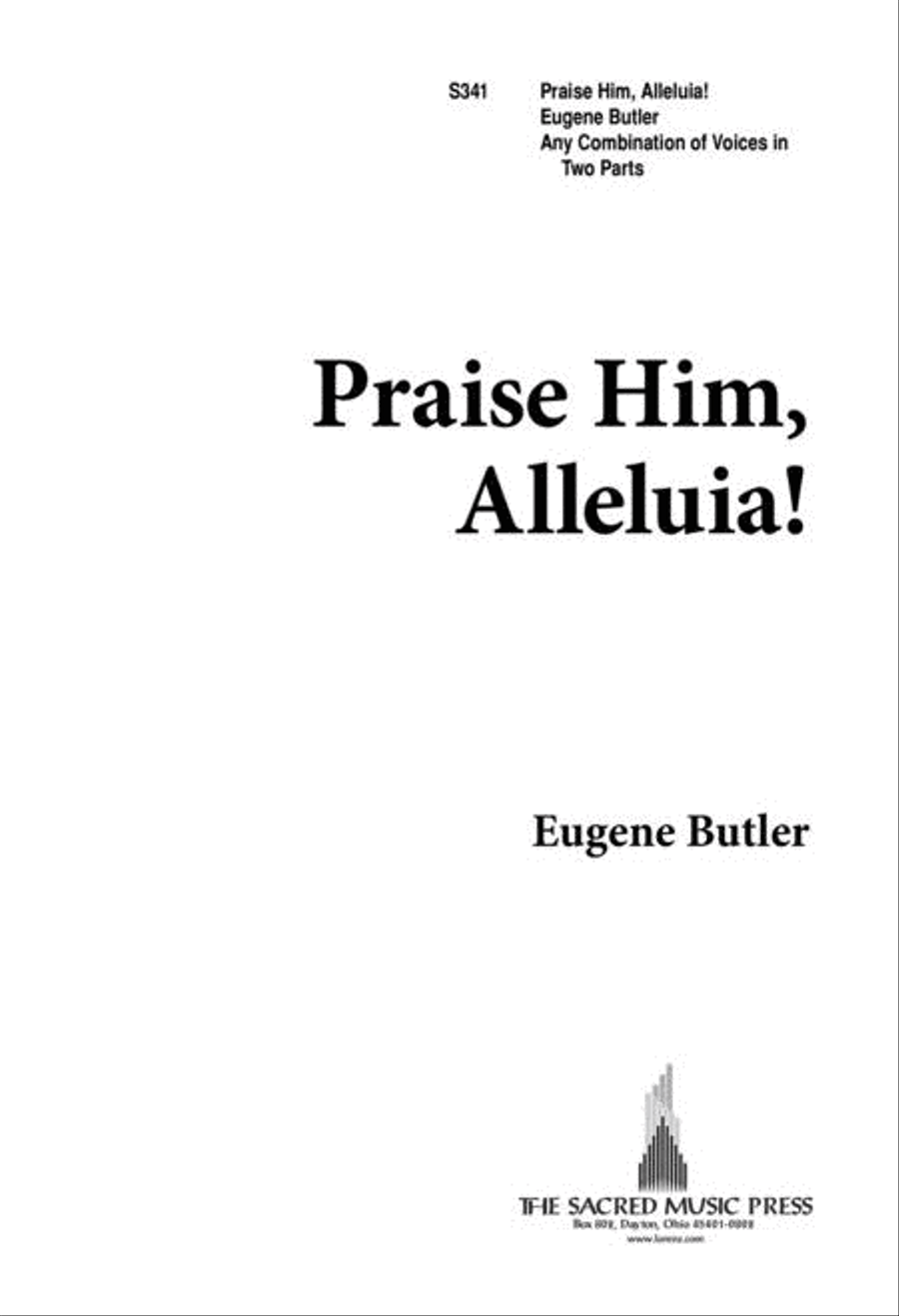 Praise Him, Alleluia 2-Part scores gallery preview page 1