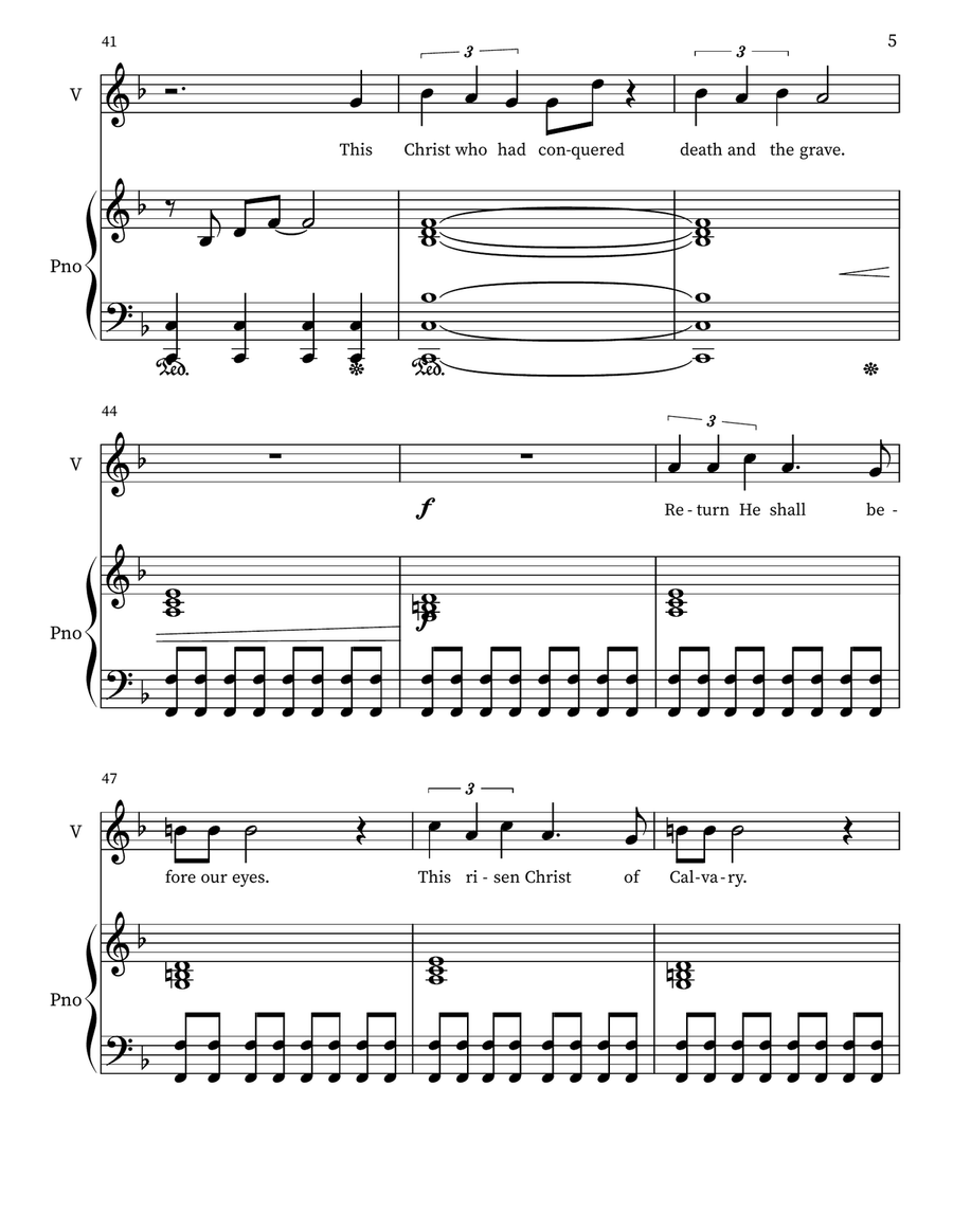 The Eternal Hills Voice scores gallery preview page 5