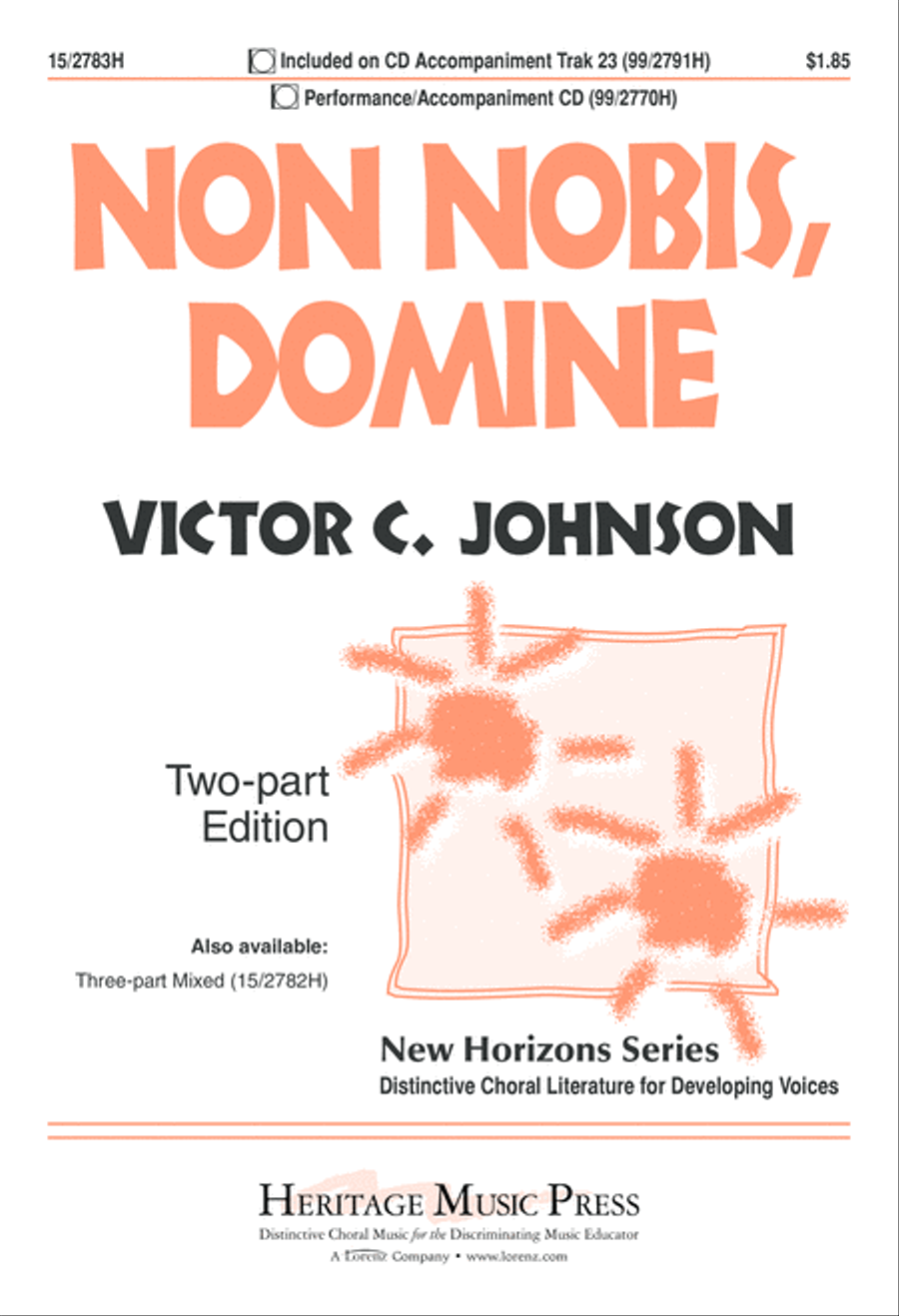 Non Nobis, Domine 2-Part scores gallery preview page 2