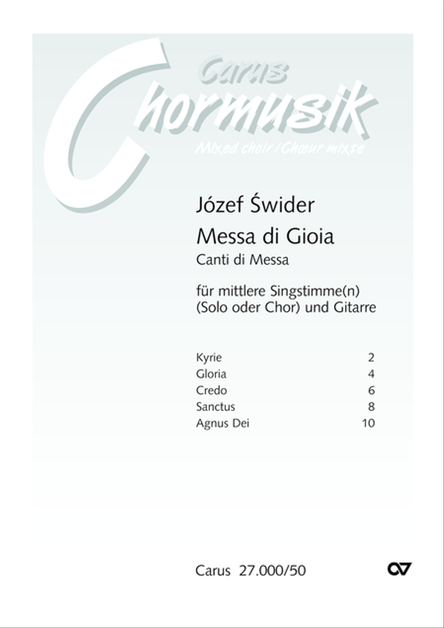 Messa di Gioia Choir scores gallery preview page 2