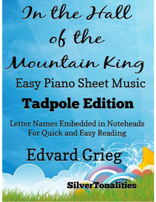 In the Hall of the Mountain King the Peer Gynt Suite Easy Piano Sheet Music 2nd Edition