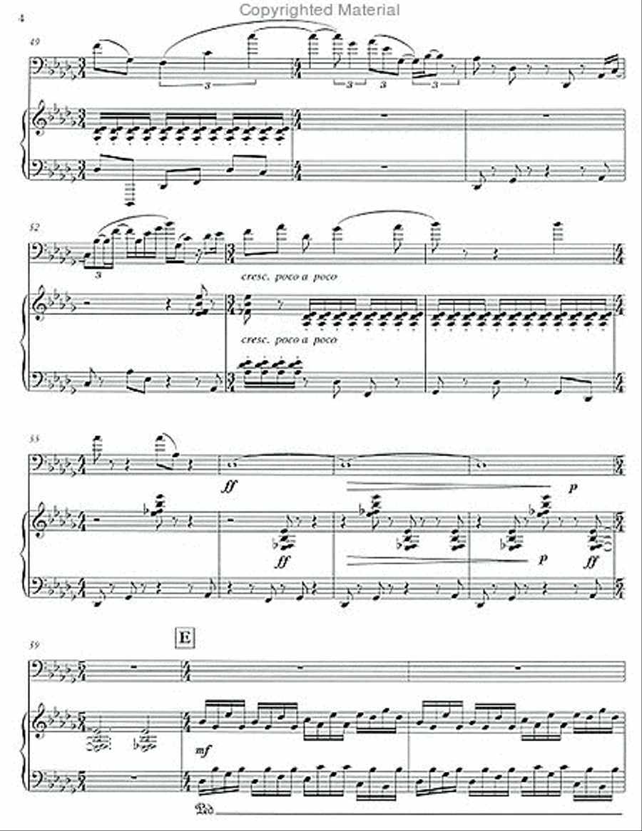 Concerto for Euphonium and Piano Euphonium scores gallery preview page 5