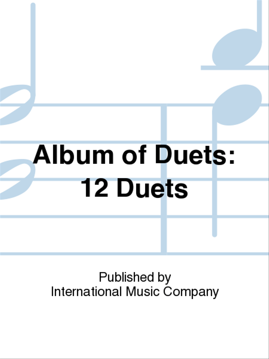 12 Duets Double Bass scores gallery preview page 1