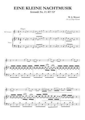 Eine Kleine Nachtmusik (1st Mov.) for Trumpet and Piano