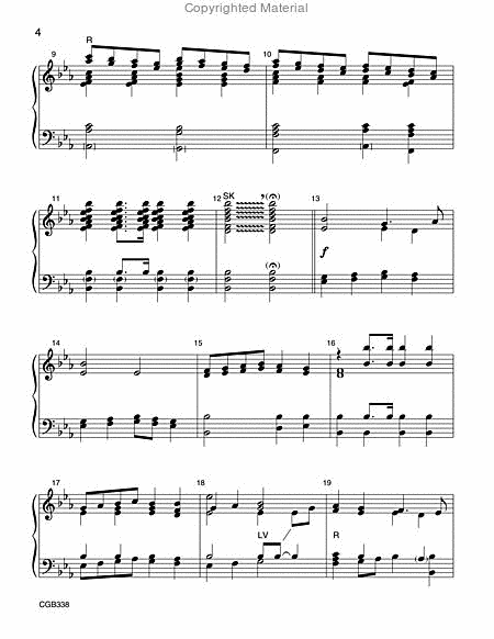 Thine Is the Glory - Handbell Score image number null