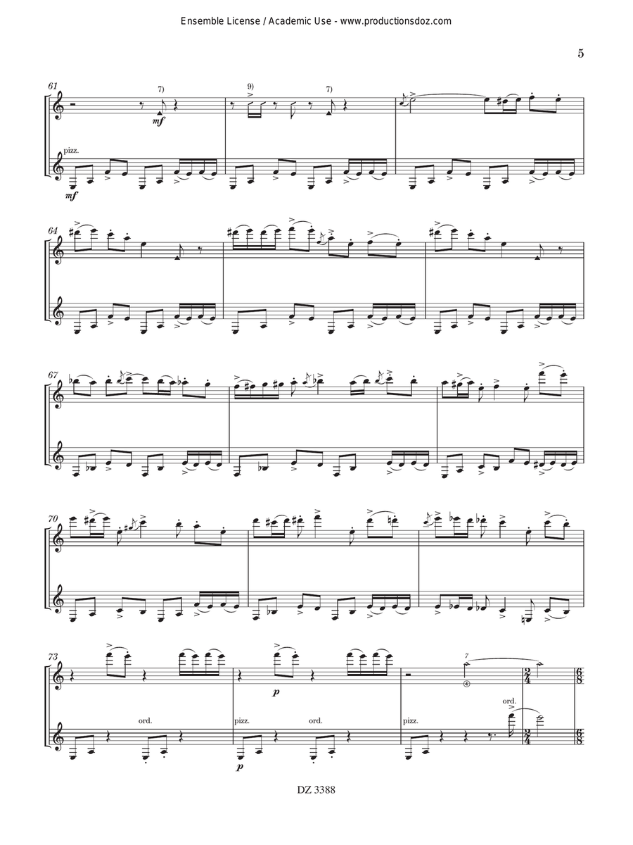 Silhouettes Guitar Duet - Digital Sheet Music page 5