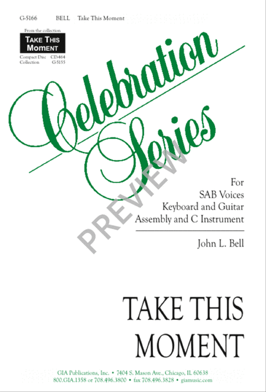 Take This Moment 3-Part scores gallery preview page 1