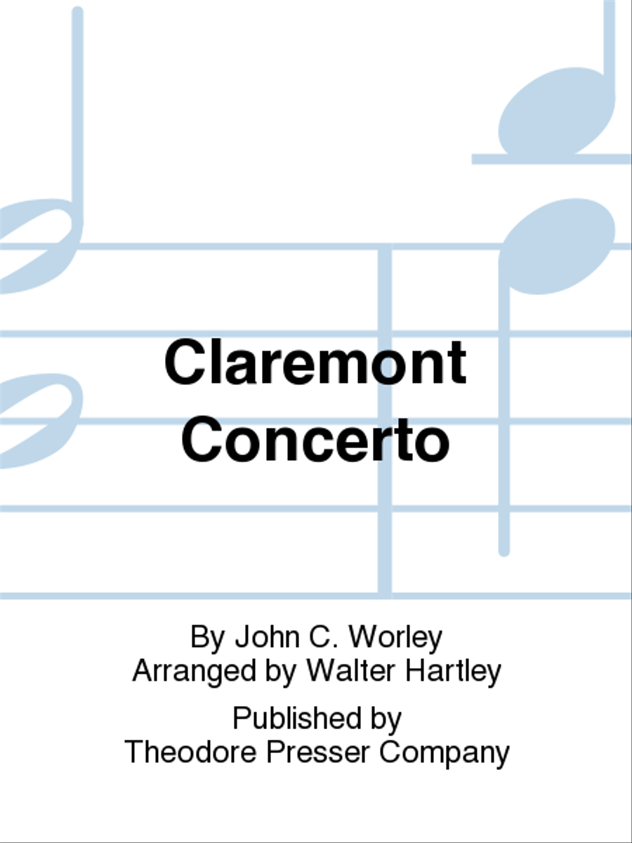 Claremont Concerto Claremont Concerto Chamber Music scores gallery preview page 1