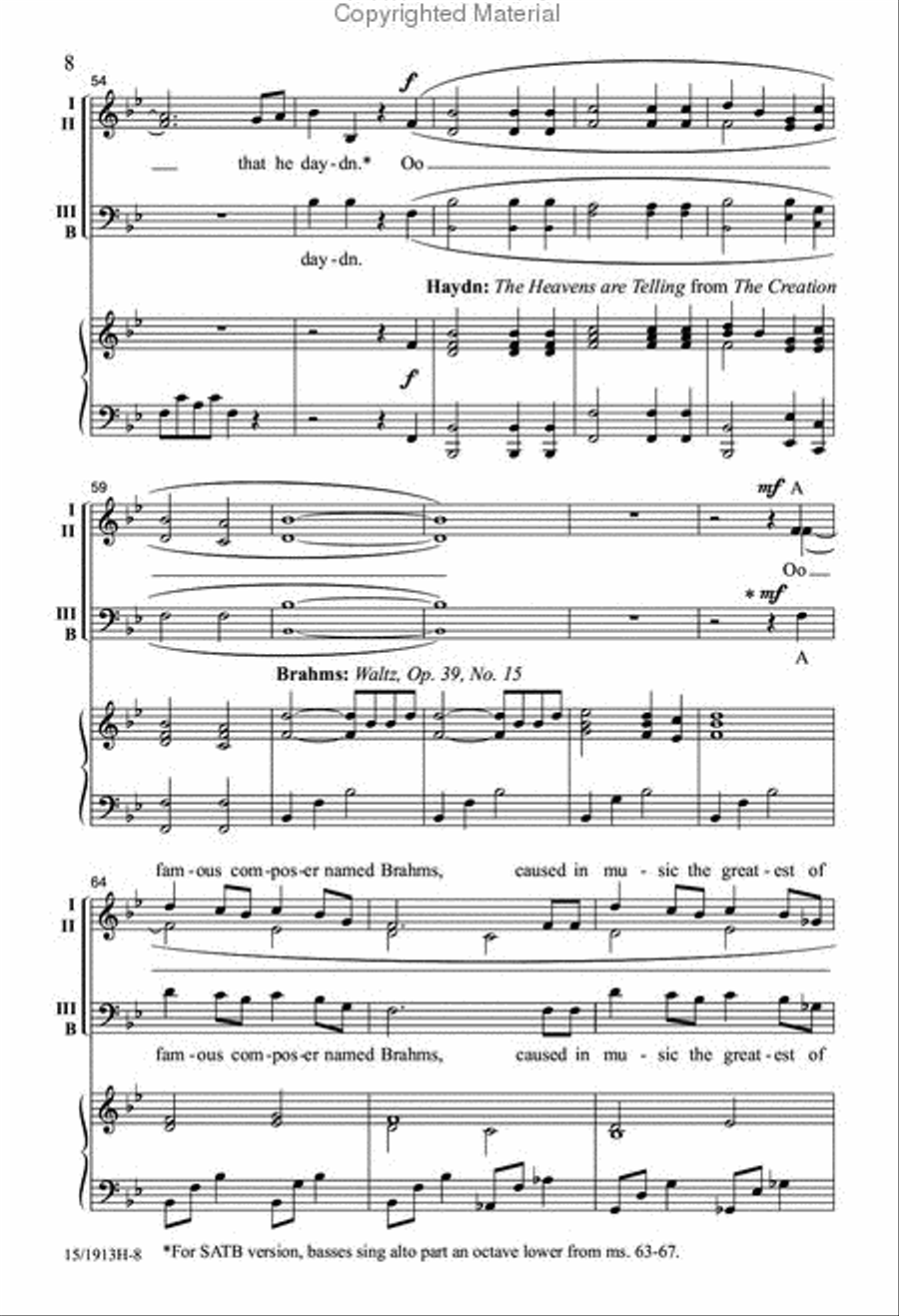 Spoof á la Classique 4-Part scores gallery preview page 8