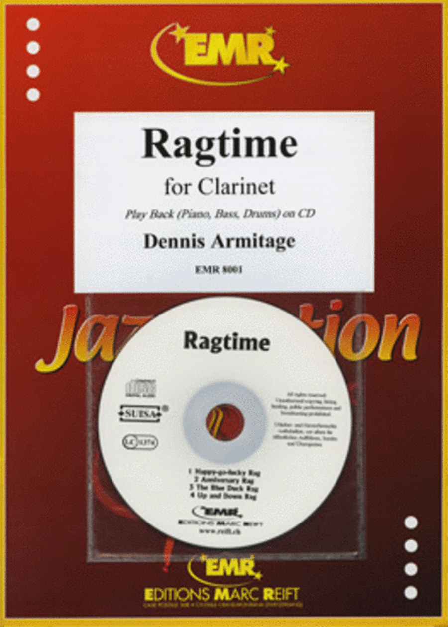 Ragtime Clarinet Solo scores gallery preview page 1