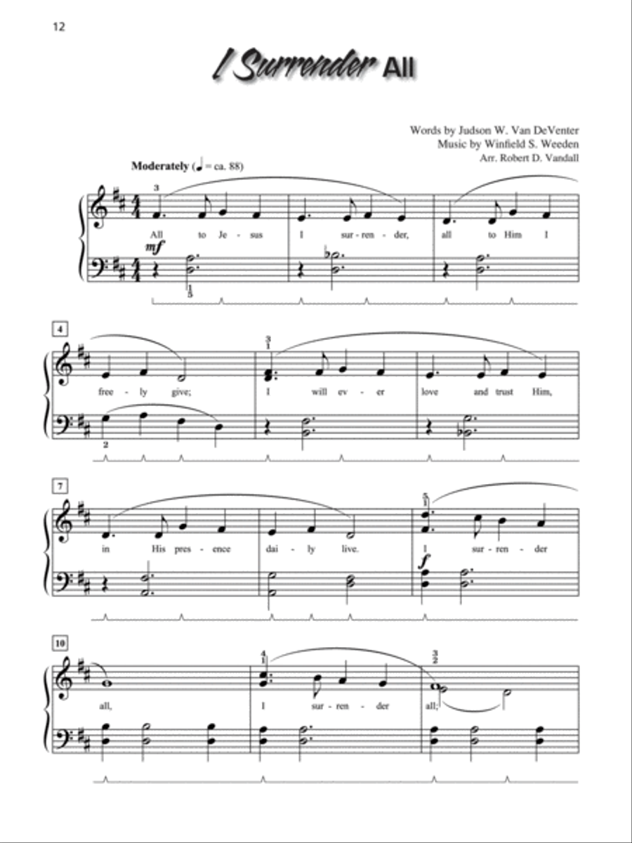 Play Hymns, Book 3 Play Hymns, Book 3 Piano Solo scores gallery preview page 5