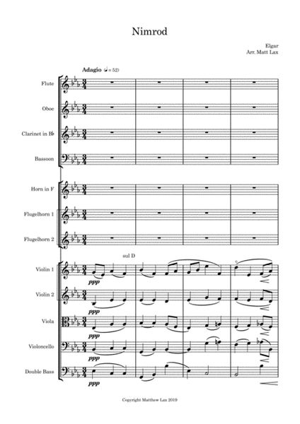 Elgar - Nimrod (Reduced Orchestra)