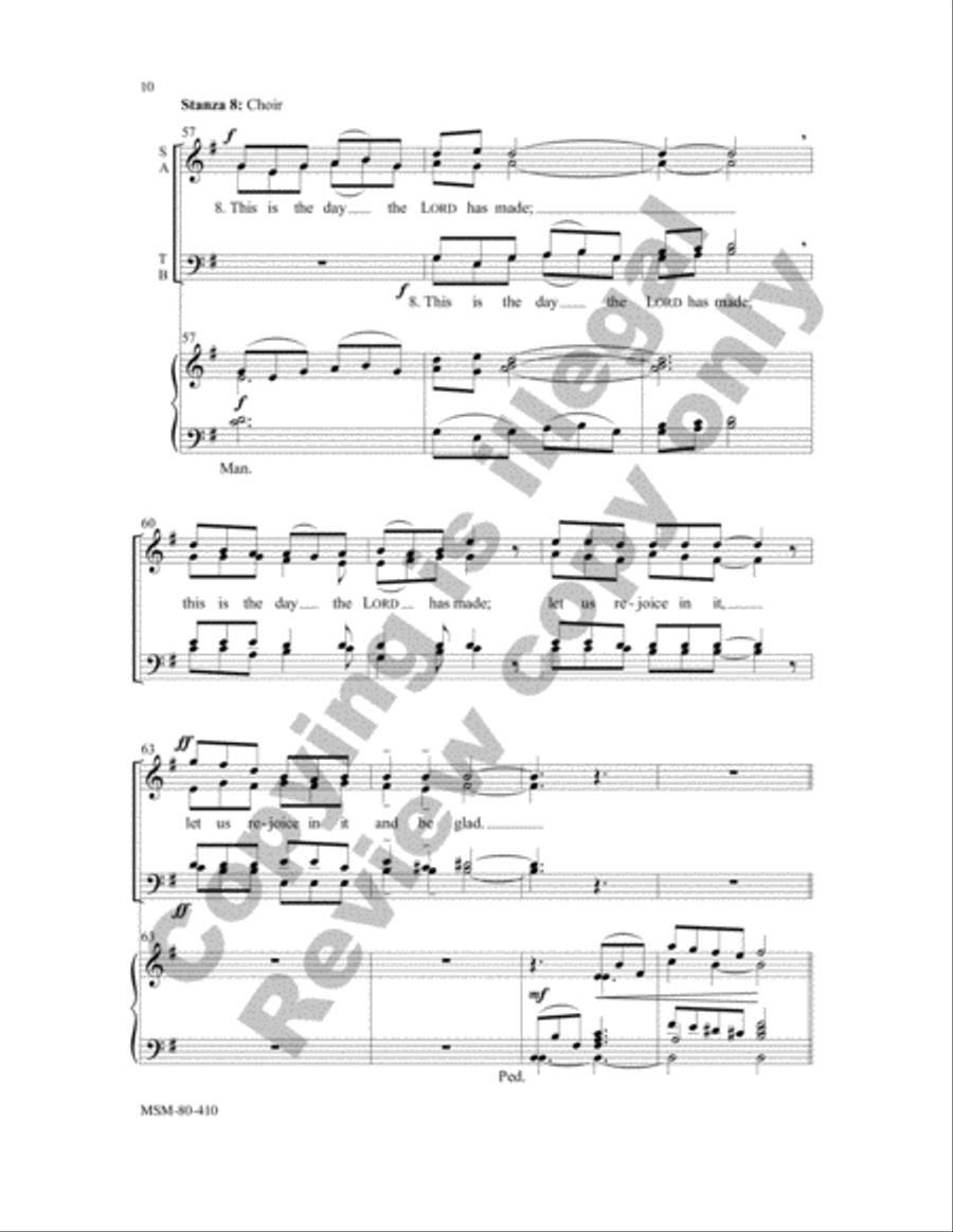 Christ Has Become Our Paschal Sacrifice: Communion Antiphon for Easter 4-Part scores gallery preview page 10
