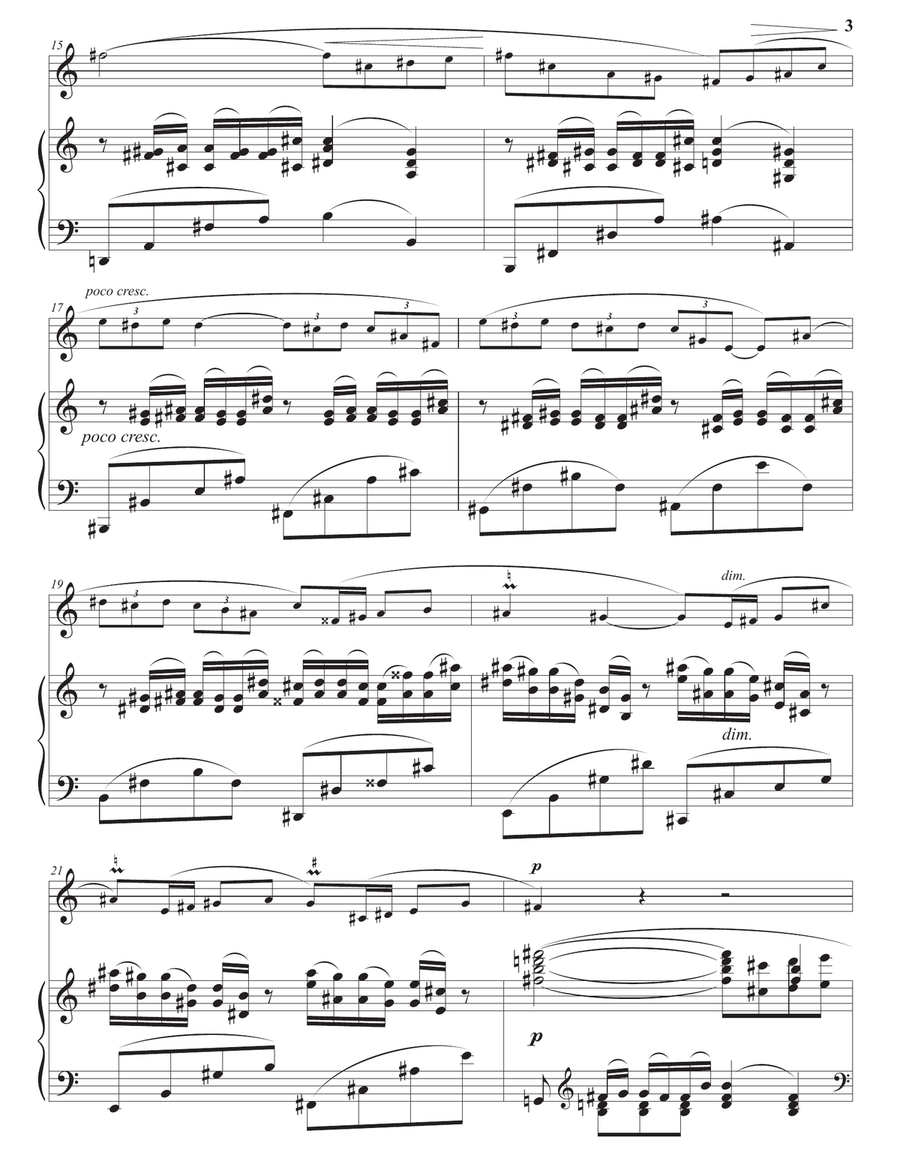 Saxophone Sonata Alto Saxophone scores gallery preview page 5
