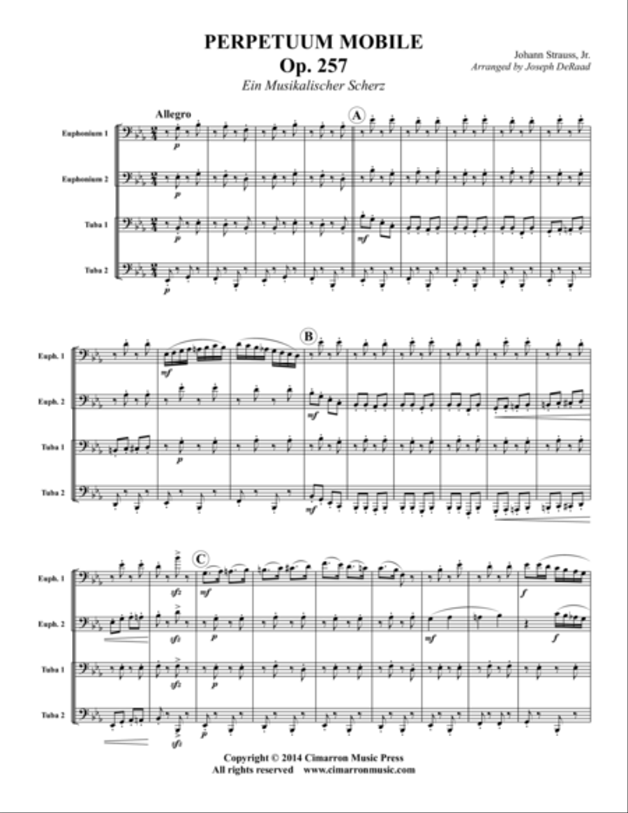 Perpetuum Mobile. Op. 257 EETT scores gallery preview page 1