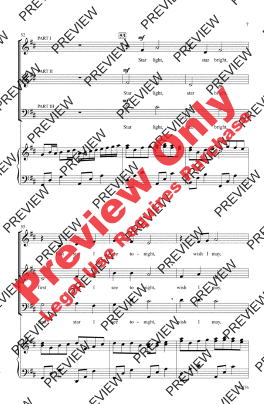 Star Canon 3-Part scores gallery preview page 7