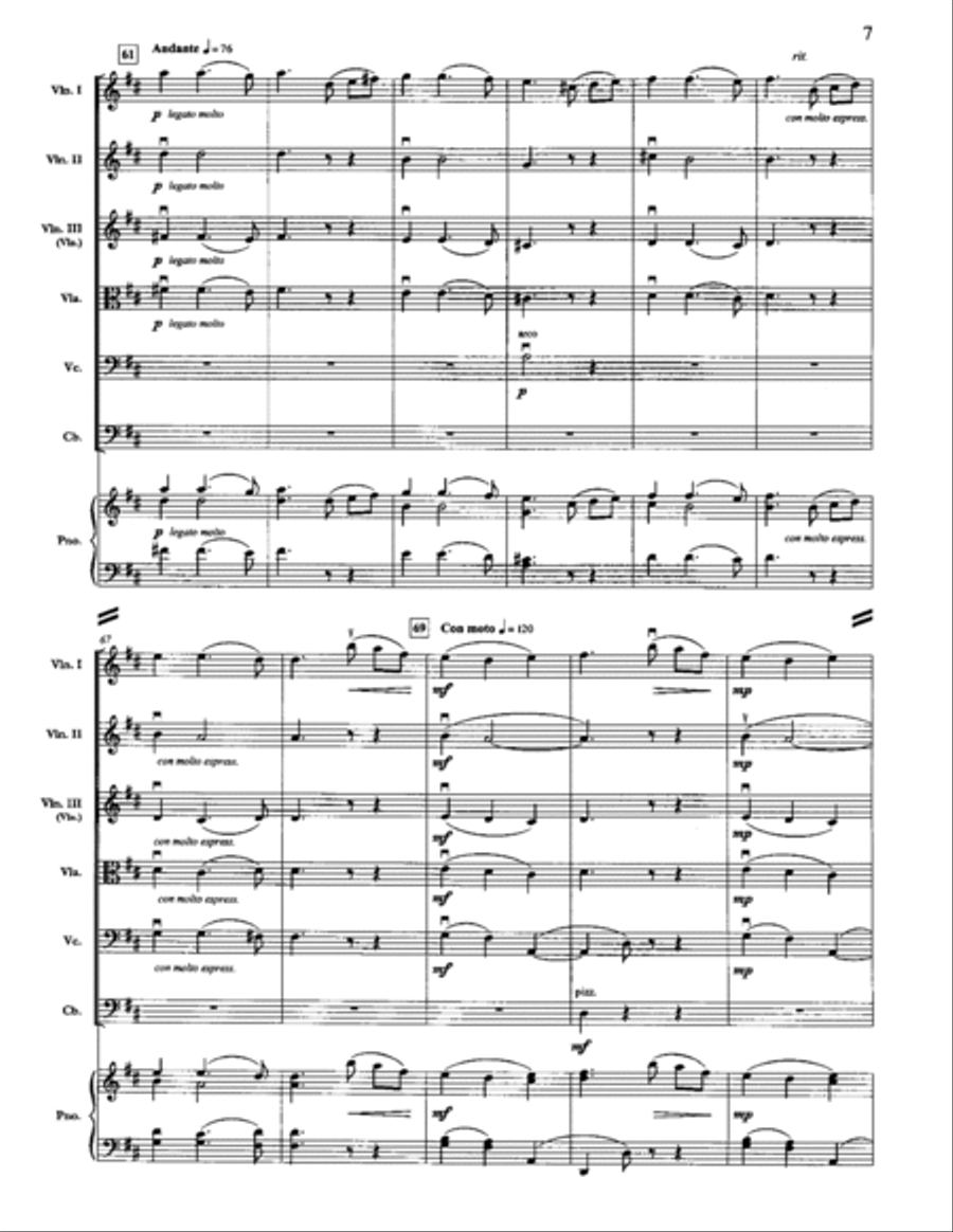 Spanish Dance No. 5 from Ten Spanish Dances: Andaluza Orchestra scores gallery preview page 8
