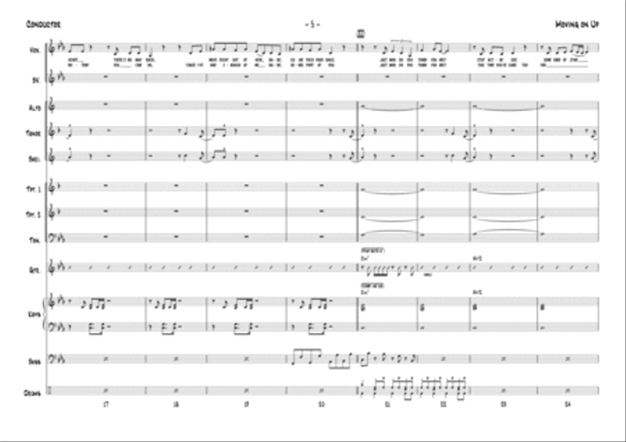 Moving On Up Tenor Saxophone scores gallery preview page 5