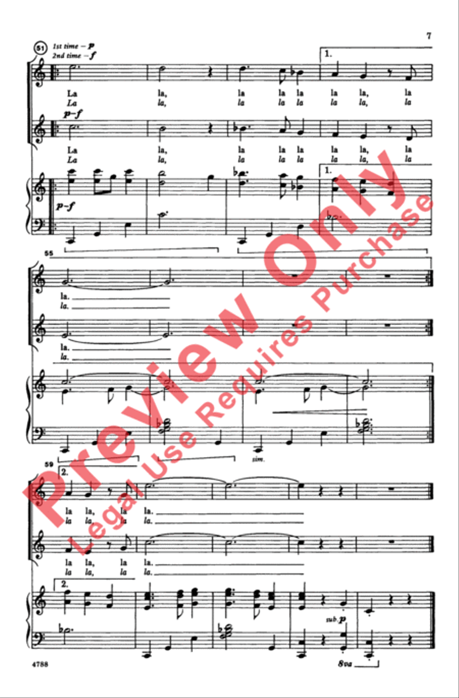 Two Catalan Carols 2-Part scores gallery preview page 7