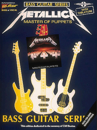 Book cover for Metallica – Master of Puppets*