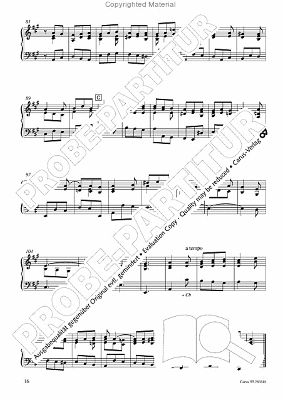 Te Deum for the Victory of Dettingen Organ scores gallery preview page 17