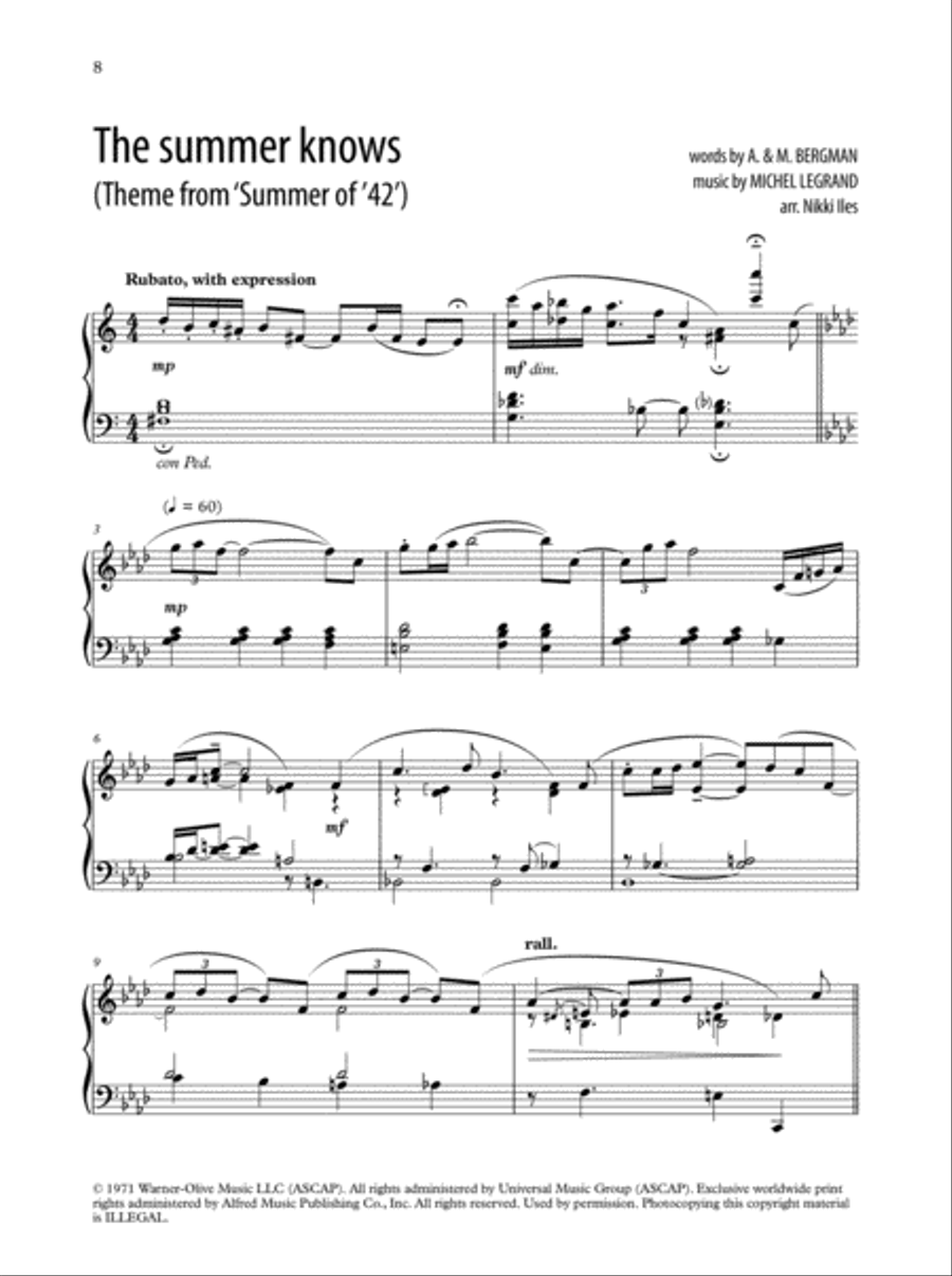 Jazz on a Summer's Day + CD Piano Solo scores gallery preview page 3