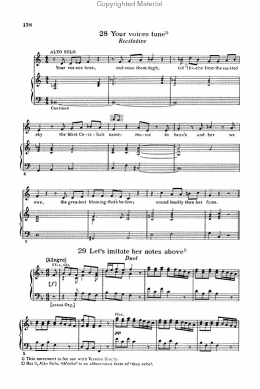 Alexander's Feast Alexander's Feast 4-Part scores gallery preview page 4