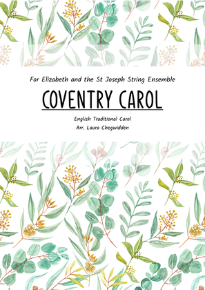 Coventry Carol for String Orchestra