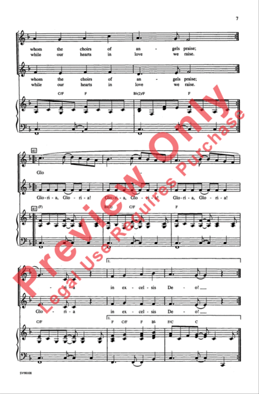 African Gloria 2-Part scores gallery preview page 7