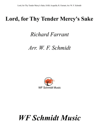 Lord, for Thy Tender Mercy's Sake