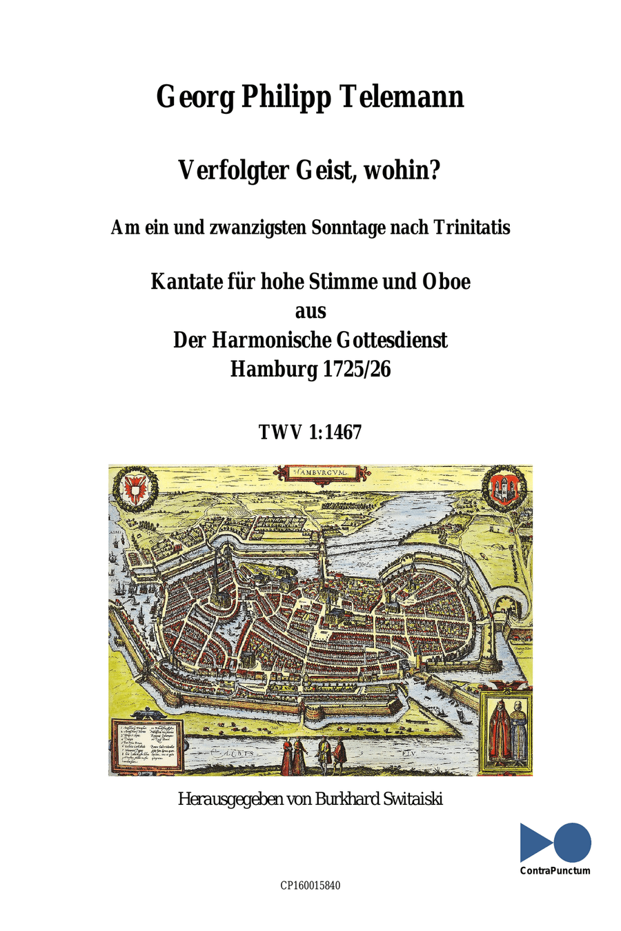 Harmonischer Gottesdienst TWV 1:1467 Verfolgter Geist, wohin? Oboe Solo scores gallery preview page 1