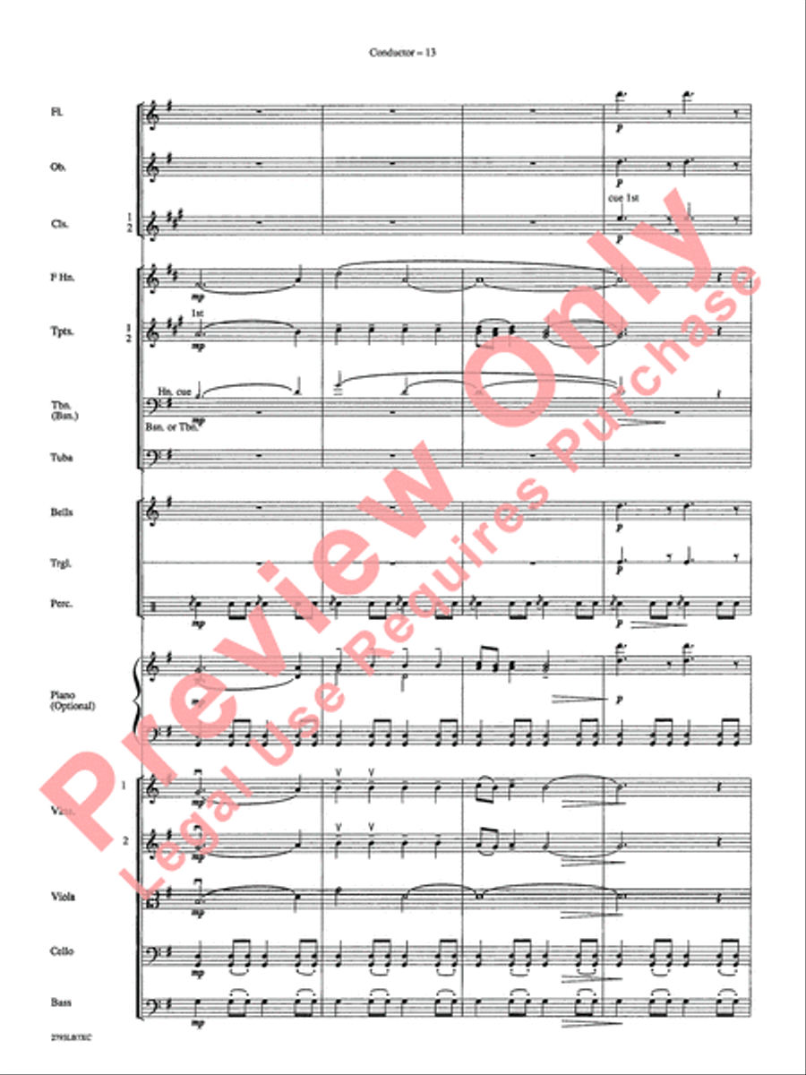 The Little Drummer Boy Full Orchestra scores gallery preview page 15