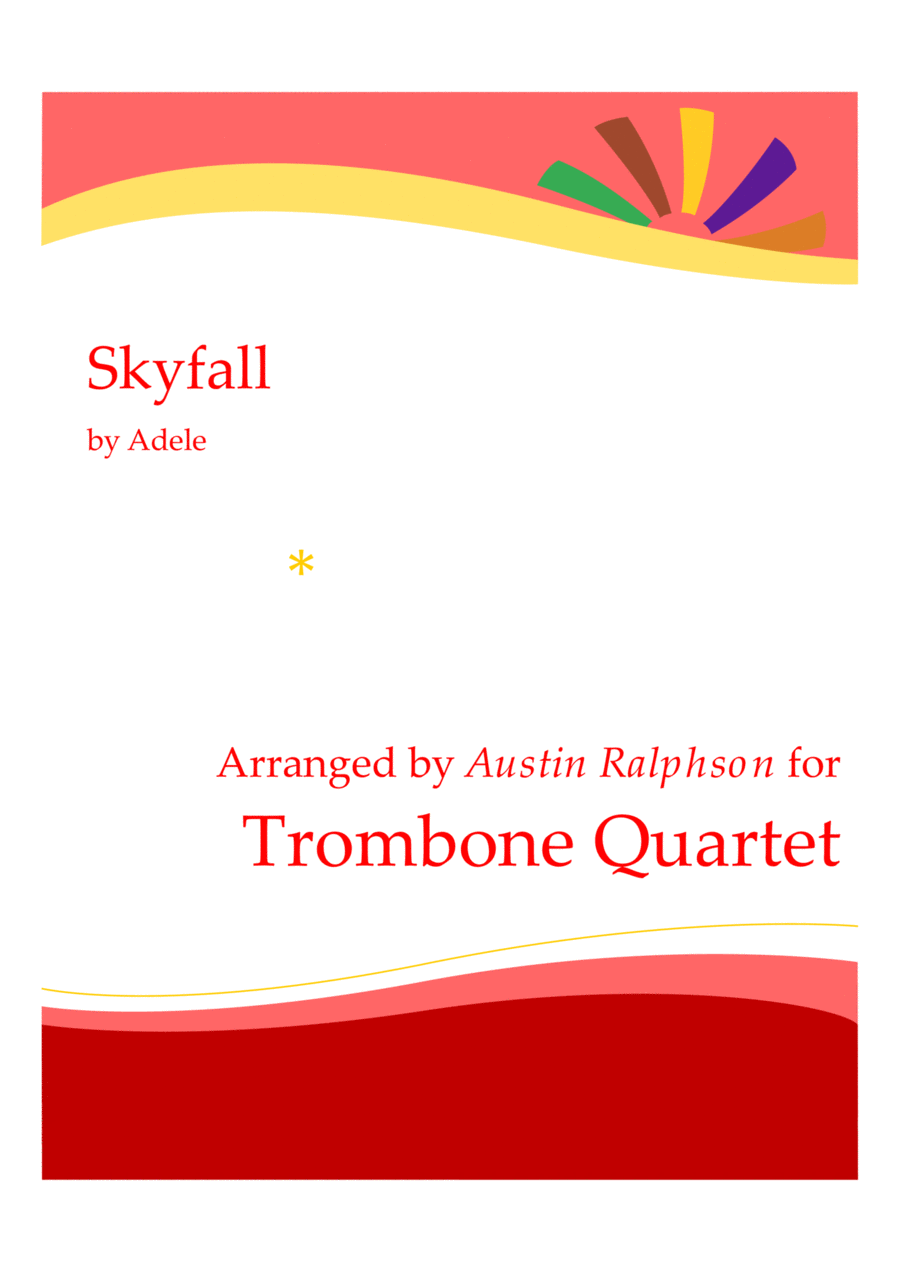 Skyfall Brass Quartet scores gallery preview page 1