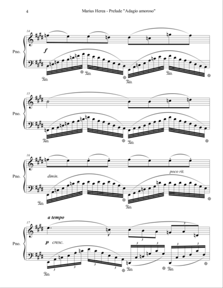 Adagio amoroso Small Ensemble scores gallery preview page 4