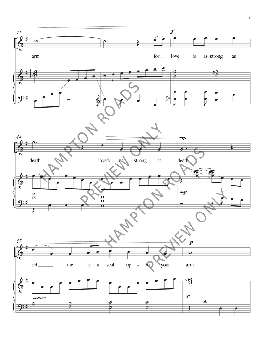 Set Me As a Seal (Medium High) Medium-High Voice scores gallery preview page 8