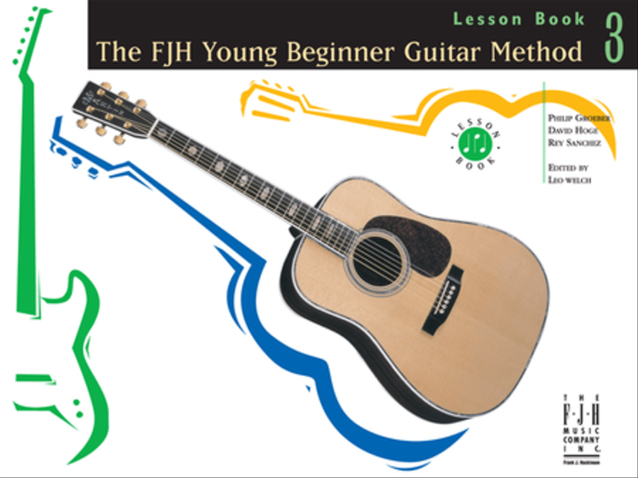 The FJH Young Beginner Guitar Method - Lesson Book 3 Guitar scores gallery preview page 1