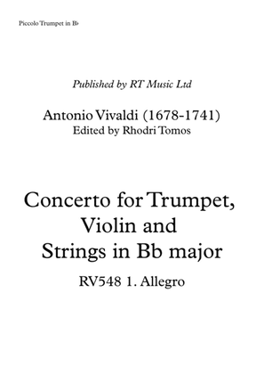 Book cover for Vivaldi RV548 Concerto for Trumpet / Oboe, Violin and Strings