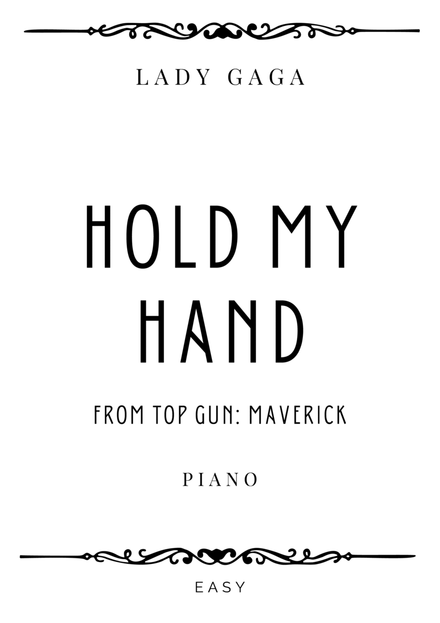 Hold My Hand Easy Piano scores gallery preview page 1