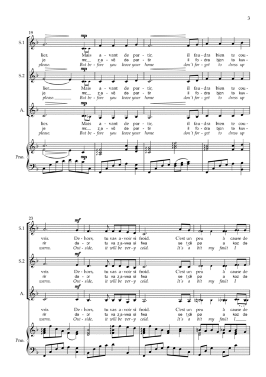 Petit Papa Noël SSA scores gallery preview page 4