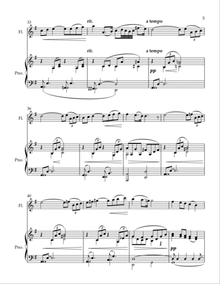 Gondoliera Flute Solo scores gallery preview page 5