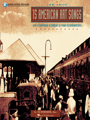 Book cover for 15 American Art Songs