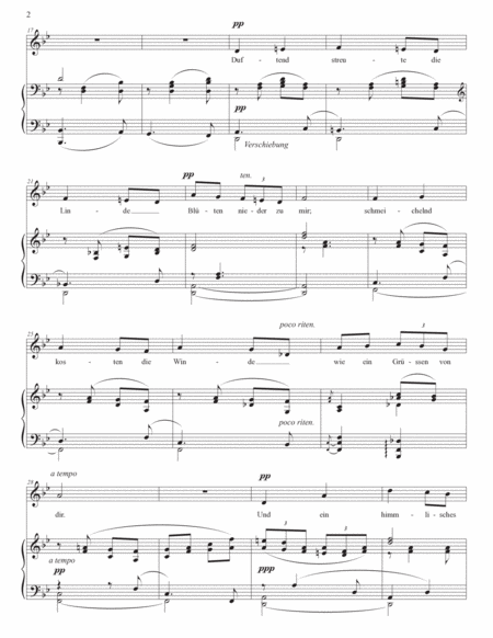ZEMLINSKY: Unter blühenden Bäumen, Op. 5 no. 5 (transposed to B-flat major)