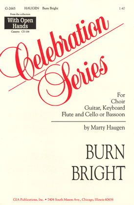 Book cover for Burn Bright - Instrument edition