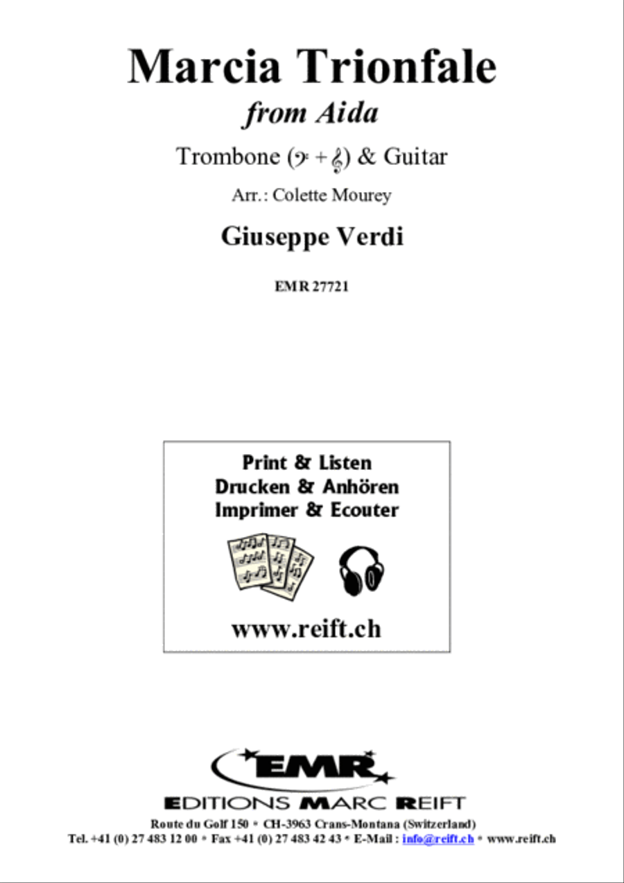 Marcia Trionfale Marcia Trionfale Trombone scores gallery preview page 2