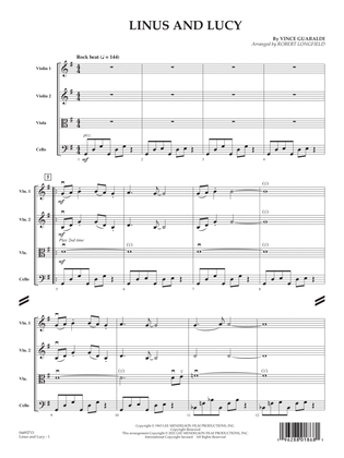 Linus and Lucy (arr. Robert Longfield) - Conductor Score (Full Score)