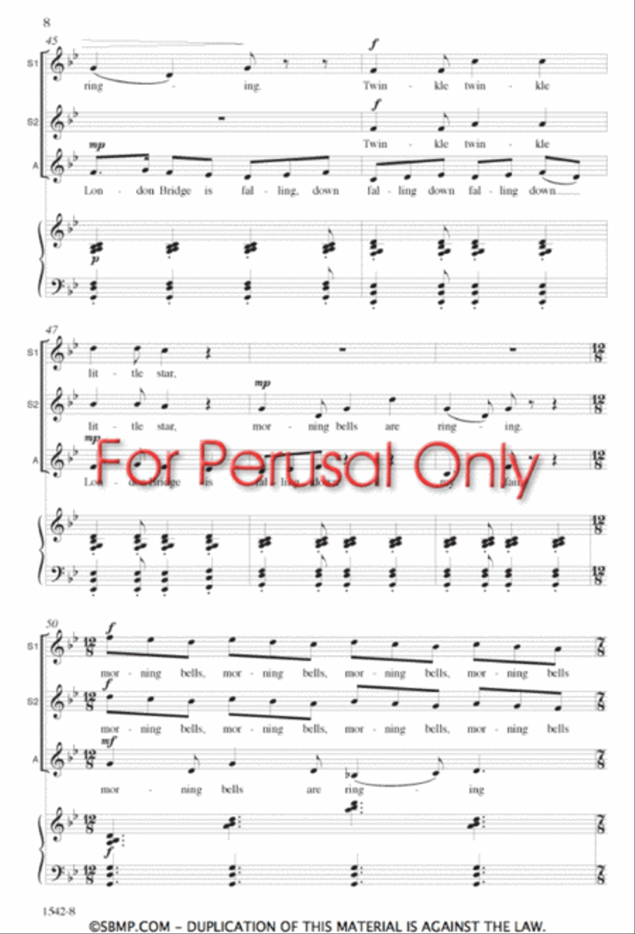 KidSong - SSA Octavo SSA scores gallery preview page 7