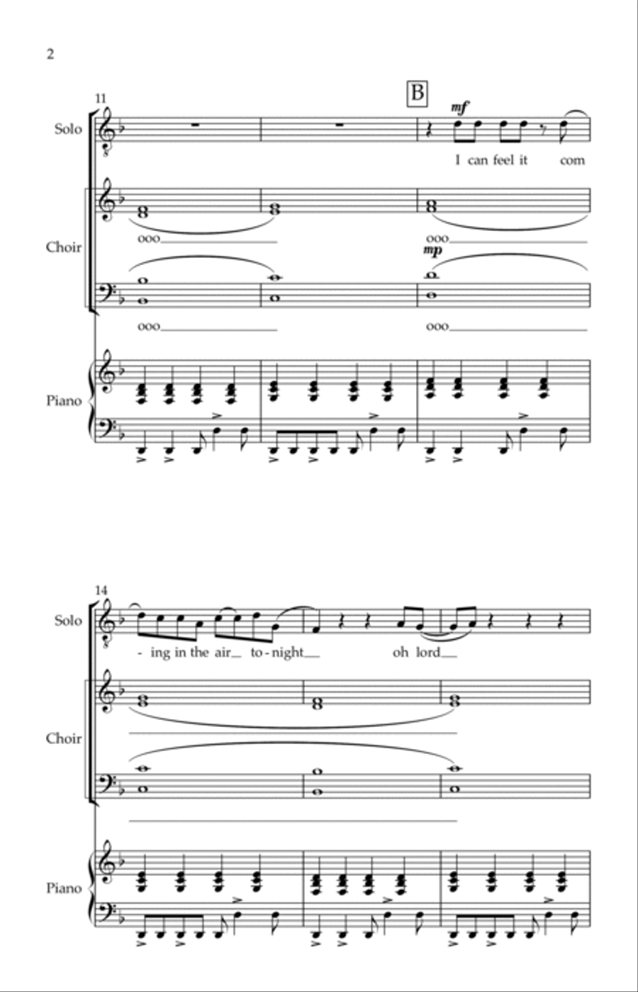 In The Air Tonight In The Air Tonight 4-Part scores gallery preview page 2