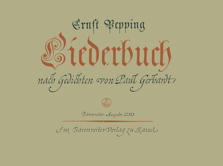 Liederbuch (1945/1946)