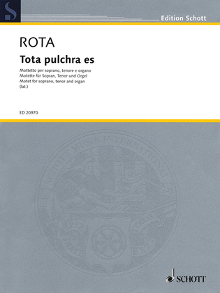 Book cover for Tota pulchra es