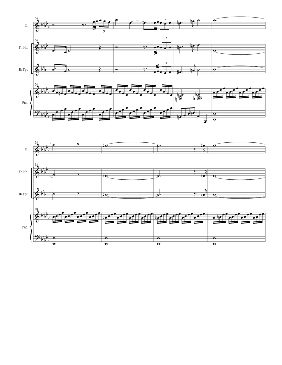 Song Of The Sea (Bb-Trumpet, French Horn and Flute) Small Ensemble scores gallery preview page 5